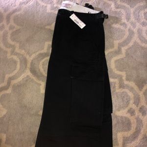 Wallace and Barnes Black Cargo Pants